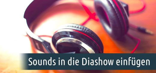 Sounds in die Diashow einfügen