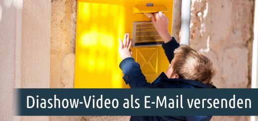 Diashow-Video als E-Mail versenden