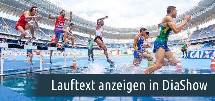 Lauftext anzeigen in DiaShow