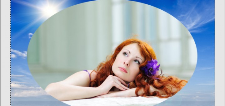 So kann ein fertiger Masken-Effekt aussehen