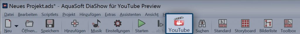 YouTube-Assistent in der Toolbar