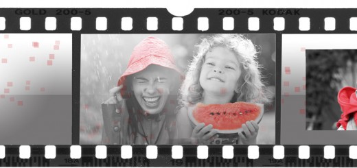 Diashow erstellen mit roten Akzenten