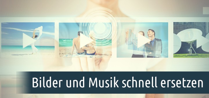 Bilder und Musik in DiaShow schnell ersetzen. Foto: Syda Productions