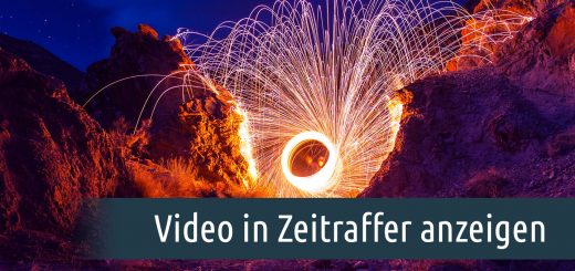 Video in Zeitraffer anzeigen