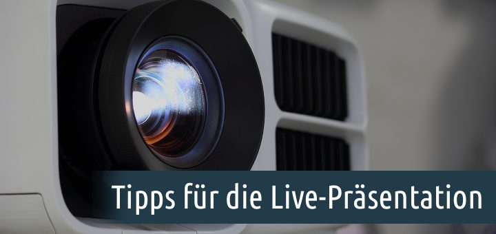 Live-Präsentation mit Beamer