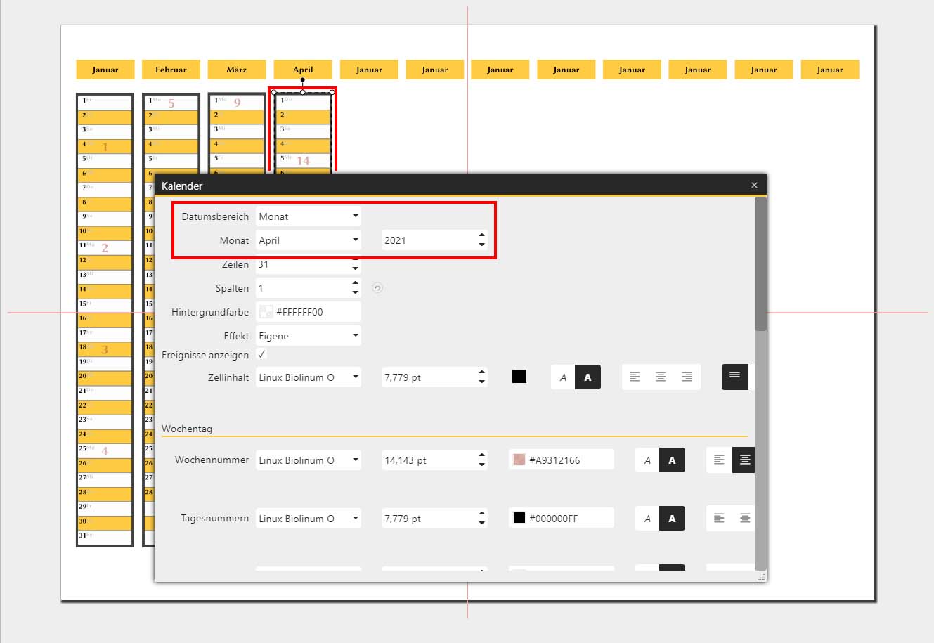 Geburtstagskalender Erstellen Und Selbst Drucken Aquasoft Hilfe