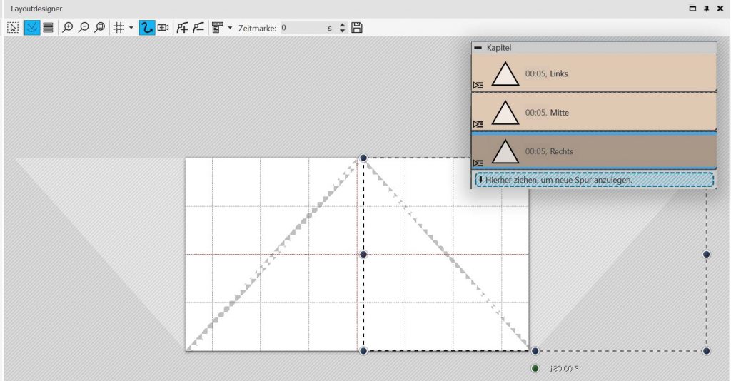 Dreiecke im Layoutdesigner