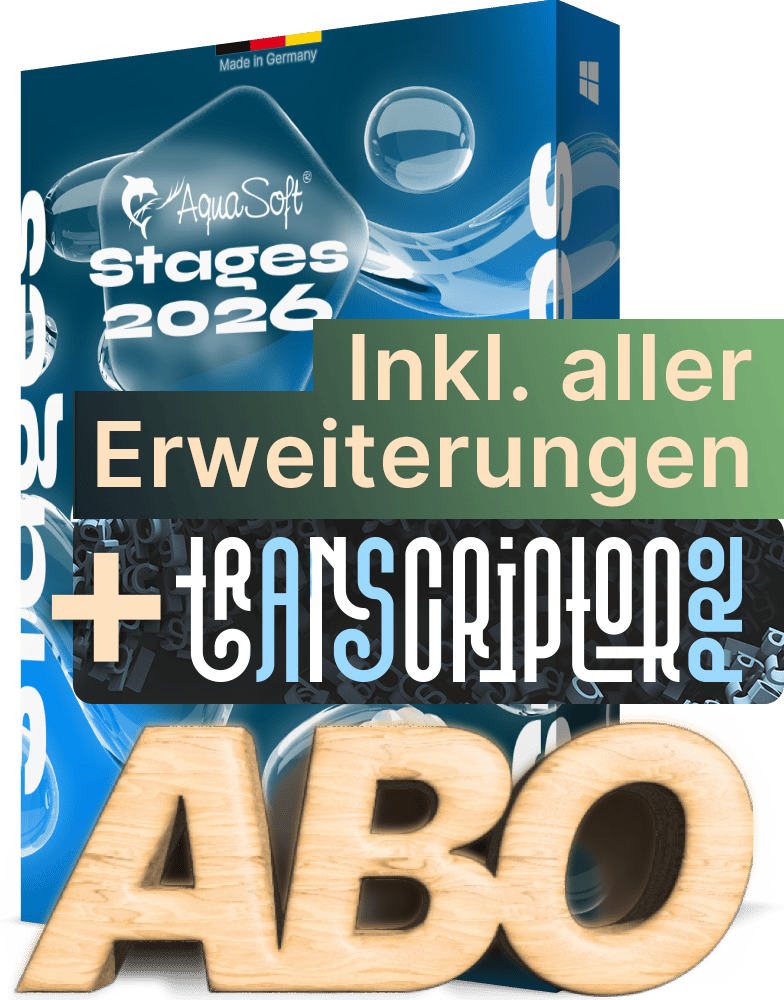 AquaSoft Stages Abo bestellen