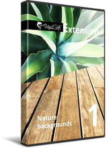 Nature backgrounds 1 - Extension package for Photo Vision, Video Vision and AquaSoft Stages starting from version 10