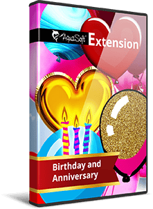 Birthday and Anniversary - Extension package for Photo Vision, Video Vision and AquaSoft Stages starting from version 12
