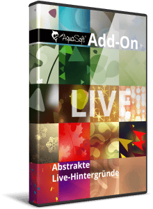 Abstrakte Live-Hintergründe - Erweiterungspaket für Photo Vision, Video Vision und AquaSoft Stages ab Version 11