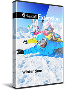 Winter time - Extension package for Photo Vision, Video Vision and AquaSoft Stages starting from version 10
