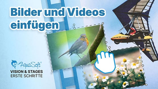 Bilder und Video hinzufügen und einpassen Bilder und Video hinzufügen und einpassen