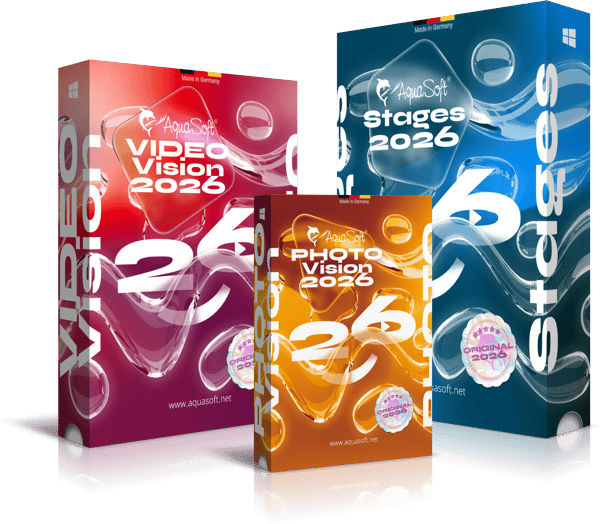 Photo Vision, Video Vision and AquaSoft Stages Photo Vision, Video Vision and AquaSoft Stages