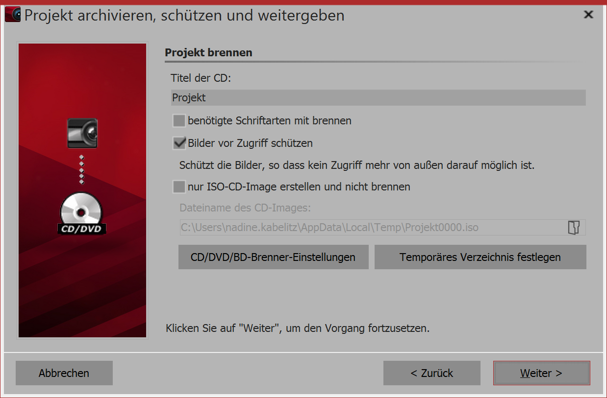 CD erstellen und brennen