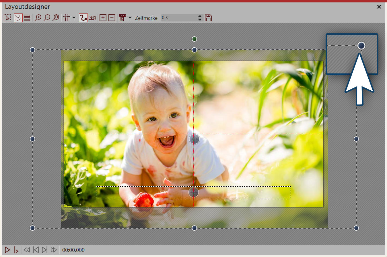 Manuell vergrößertes Bild