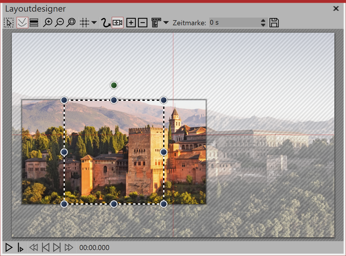 Bildausschnitt, der nicht zum Seitenverhältnis der Diashow passt