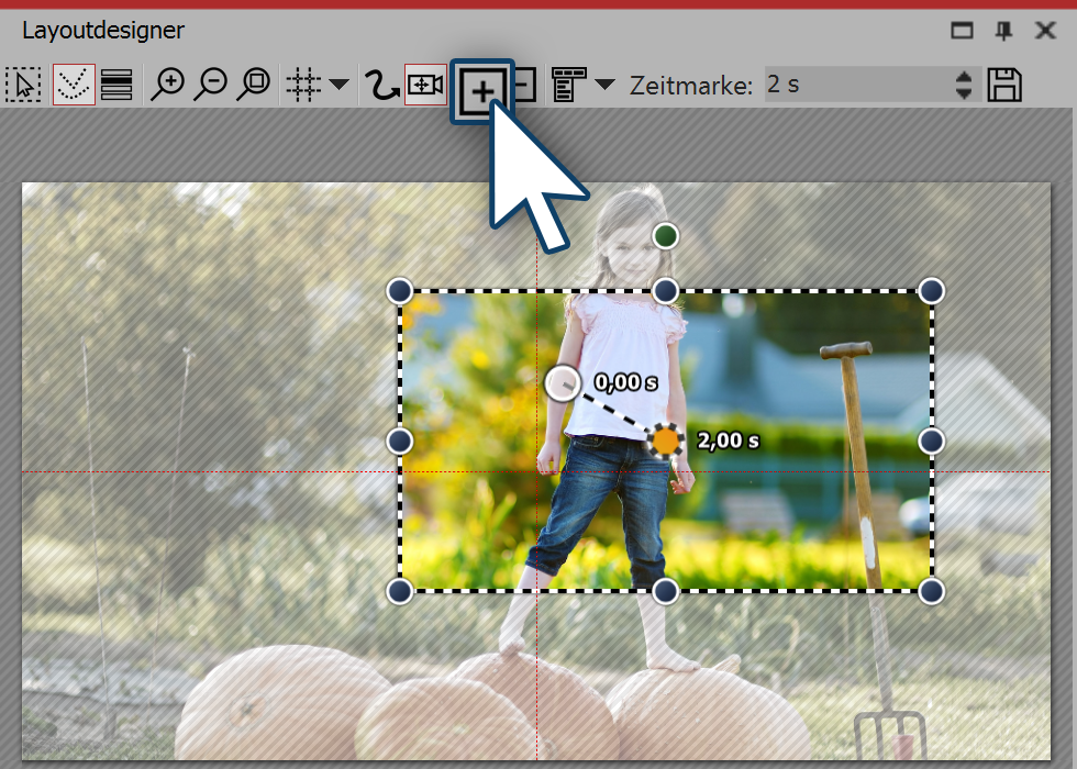 Bewegungsmarke einfügen