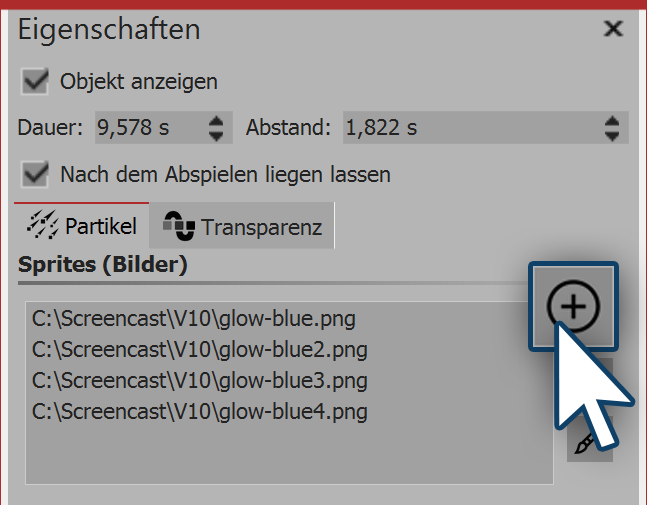 Weitere Grafiken hinzufügen