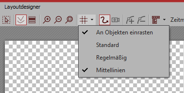 Optionen für Raster