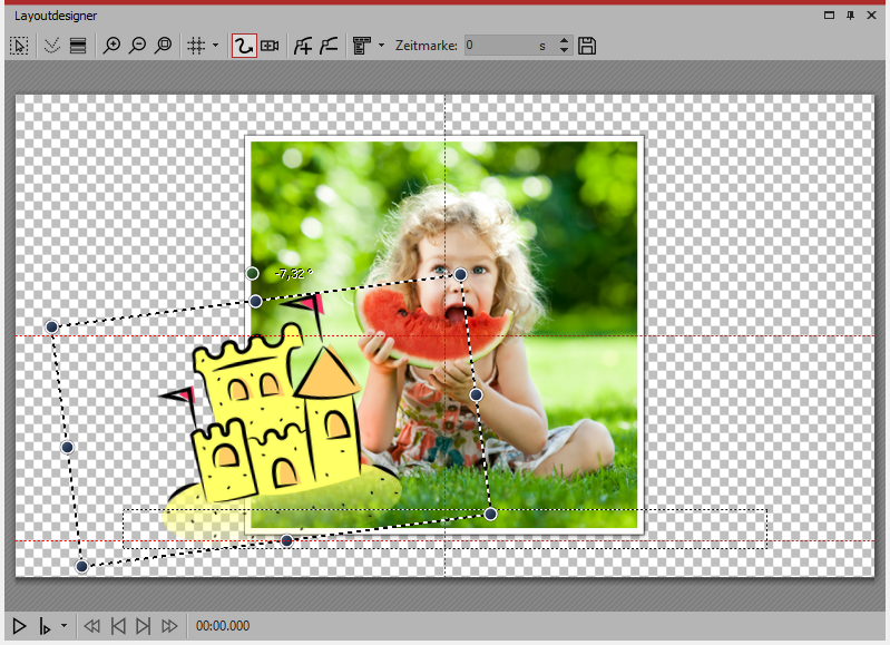 Bilder im Layoutdesigner positionieren