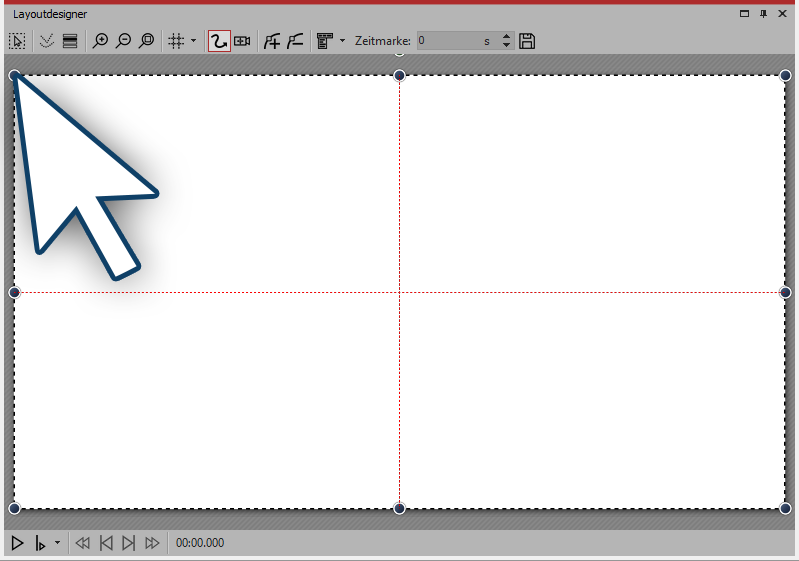Rechteck im Layoutdesigner