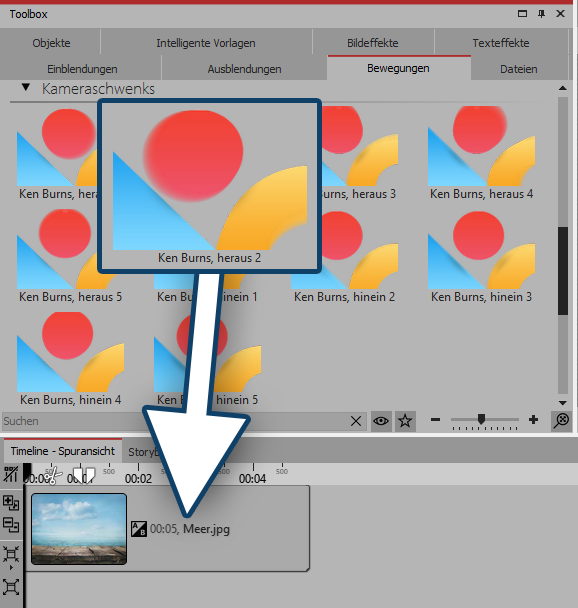 Ken Burns Effekt anwenden