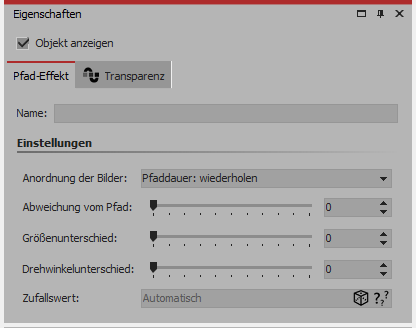 Eigenschaften Pfad-Effekt