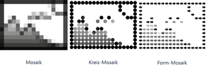 Mosaik-Effekte