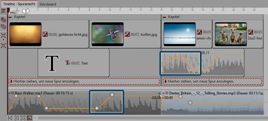 Lautstärke-Kurve anpassen
