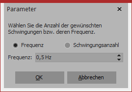  Parameter für Rechteckkurve