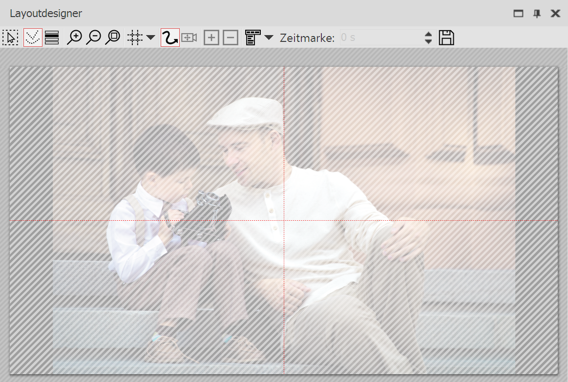 Inhalts-Bereich des Effektes ist angeklickt