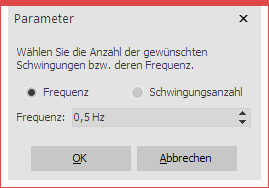 &nbsp;Parameter für Rechteckkurve