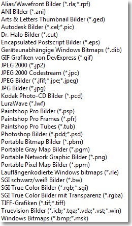 Bildformate