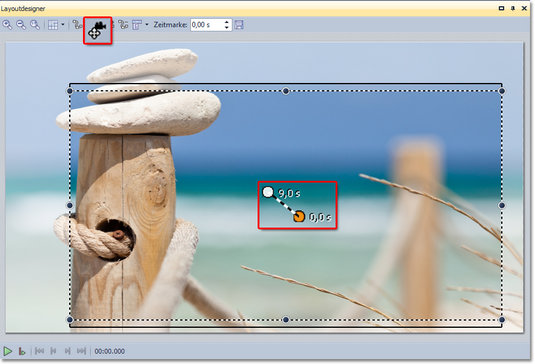 Kamerfahrt im Layoutdesigner