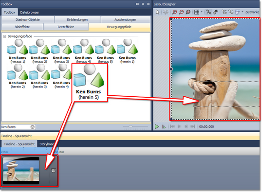 Ken Burns Effekt anwenden
