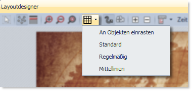 Optionen für Raster
