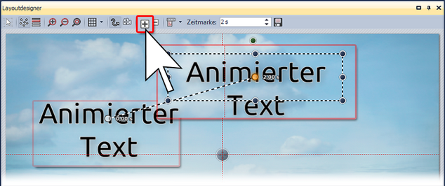 Bewegungsmarke hinzufügen