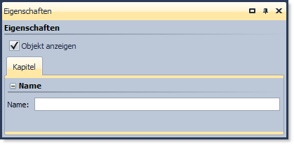 Eigenschaften für Kapitel-Objekt