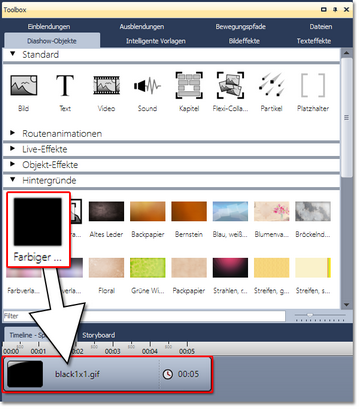 Farbiger Hintergrund