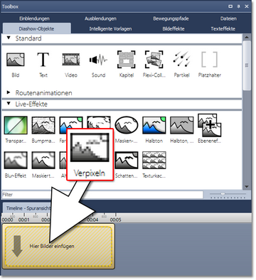 Verpixeln-Effekt einfügen