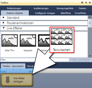 Texturkacheln einfügen