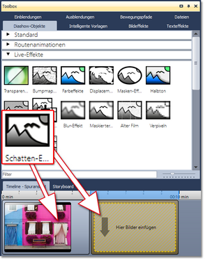 Schatten-Effekt einfügen