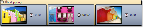 Überlappung in der Timeline