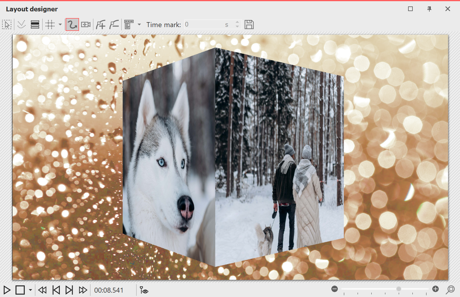 Simple cube in Layout designer Simple cube in Layout designer