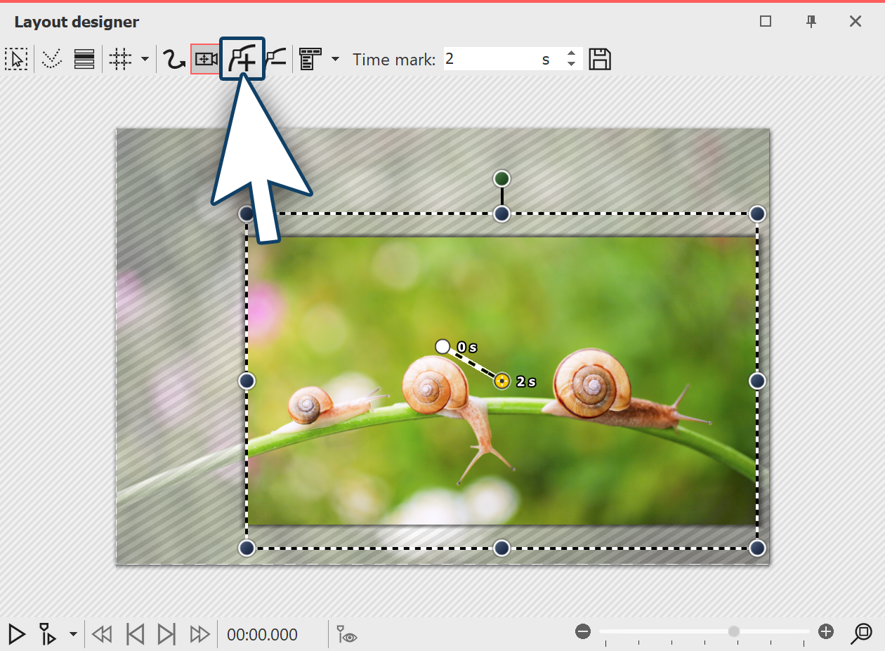 Creating motion markers Creating motion markers