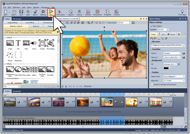 Diashow abspielen Diashow abspielen