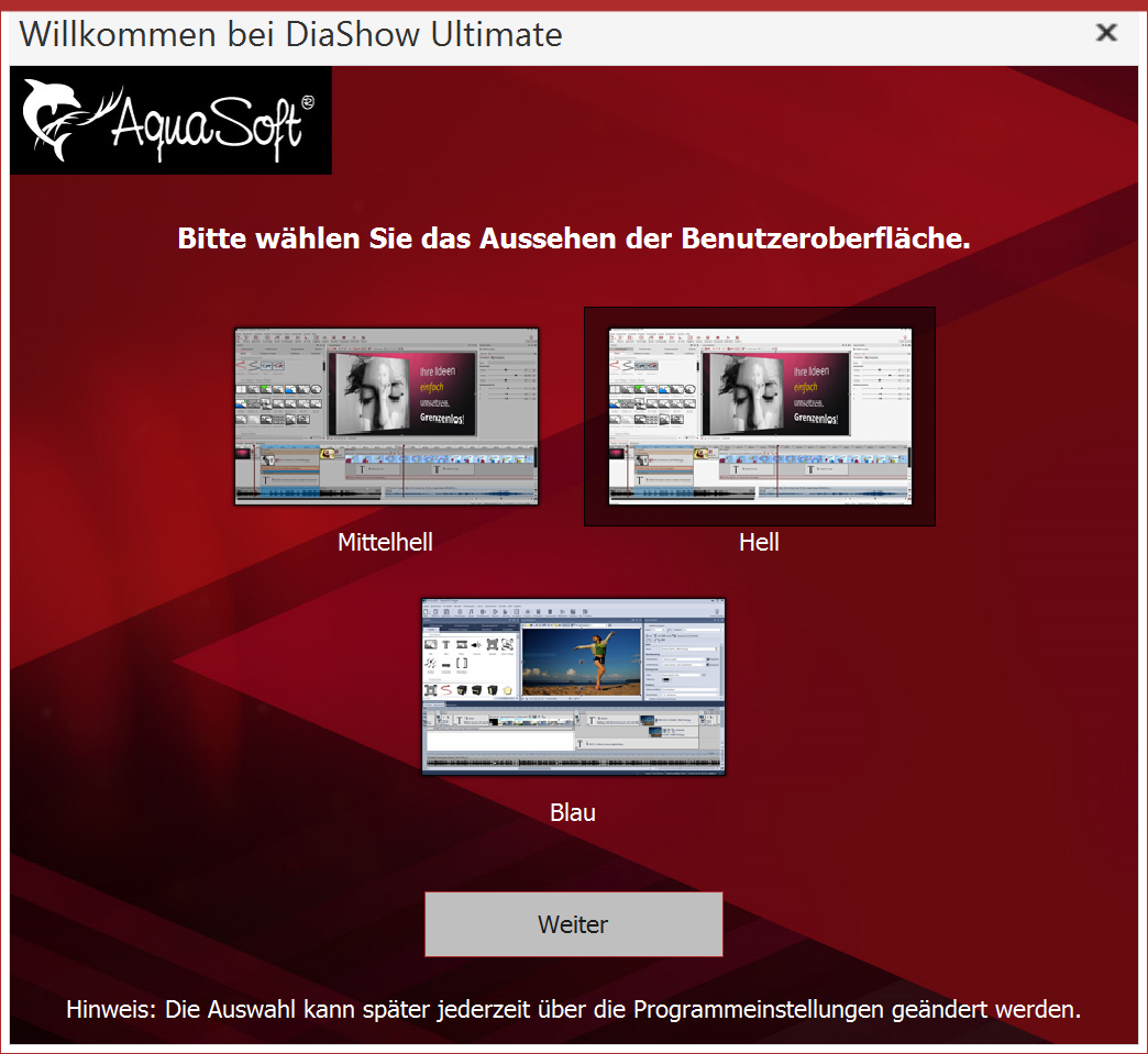 Auswahl in Ultimate Auswahl in Ultimate