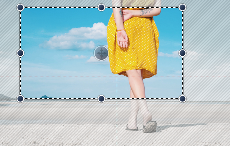 Rahmen passt zu Seitenverhältnis