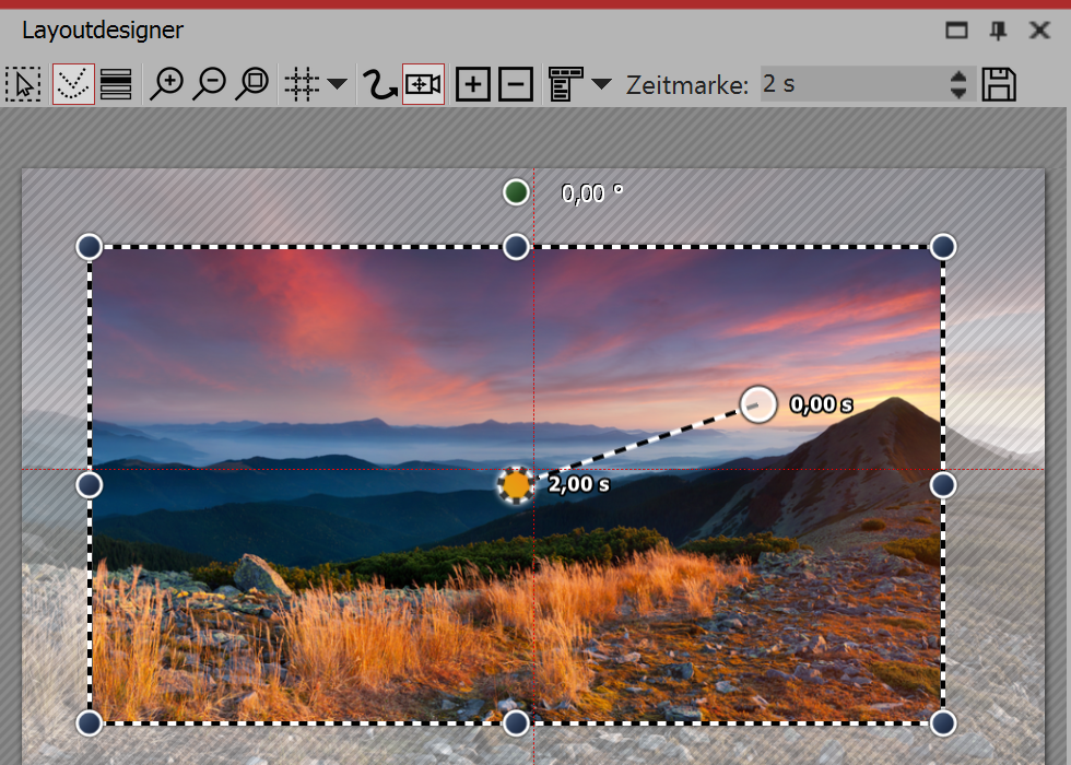 Bewegungsmarke einfügen